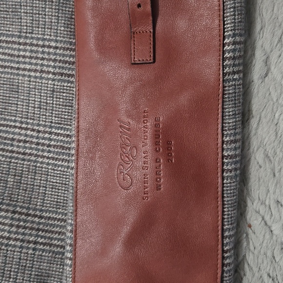 Regent Seven seas hounds tooth pattern voyager tote bag - Picture 3 of 12